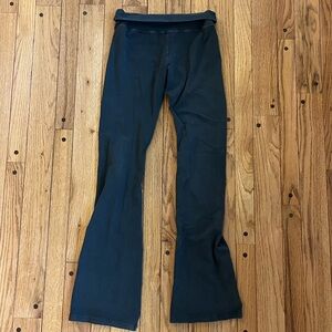 Black Priscilla flare leggings from Brandy Melville